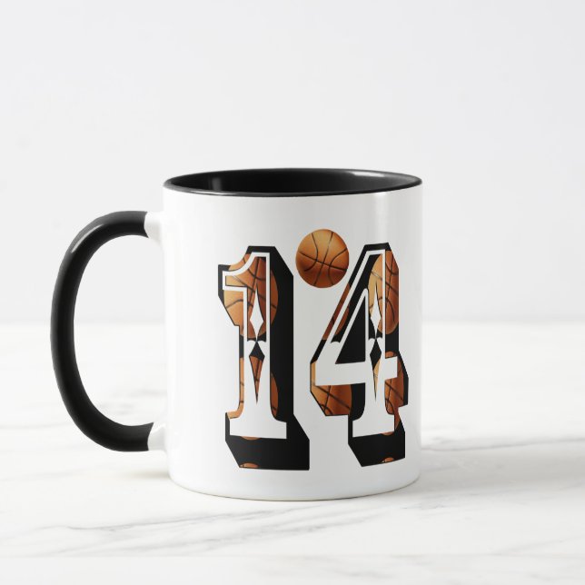 Caneca Logotipo de basquete 14, (Esquerda)