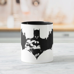 Caneca Logotipo de Bat Silhouette Batman e Gotham