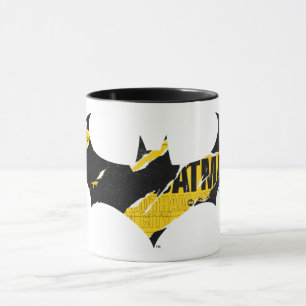 Caneca Logotipo de Batman de Fita de Cuidado