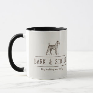 Caneca Logotipo de Empresa de Passeio e Cuidado de Cães N