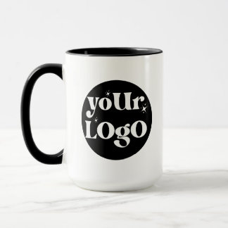 Caneca Logotipo de empresa personalizado com marca