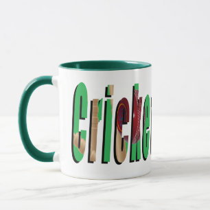 Caneca Logotipo de jogo de críquete, Mug de Café Combo 