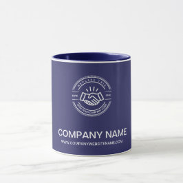 Caneca Logotipo de Marca personalizado de Dentro simples