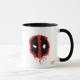 Caneca Logotipo de plataforma de impressão Deadpool