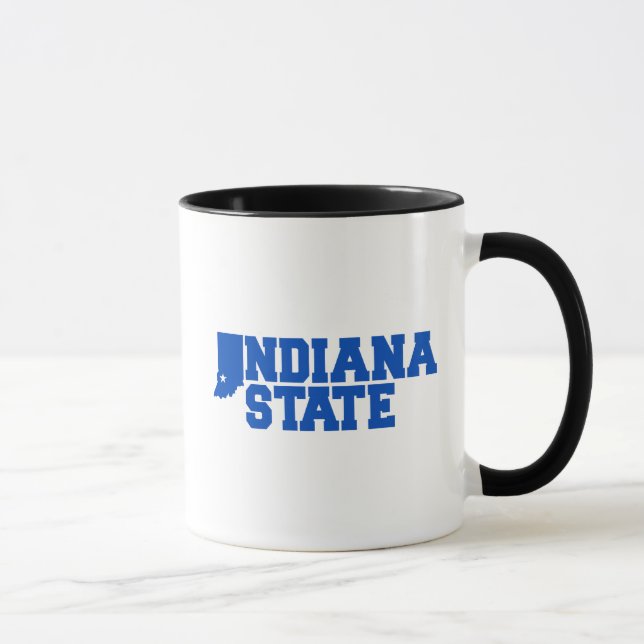 Caneca Logotipo do Estado de Indiana (Direita)