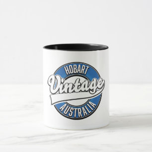 Caneca logotipo do estilo de vintage Hobart australia