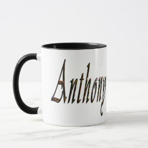 Caneca Logotipo do nome Anthony