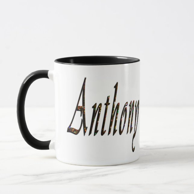 Caneca Logotipo do nome Anthony (Esquerda)