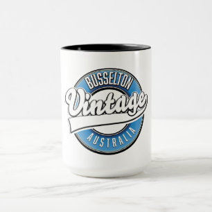 Caneca Logotipo estilo vintage Busselton Austrália