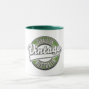 Caneca logotipo estilo vintage Geraldton austrália
