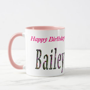Caneca Logotipo Floral Bailey