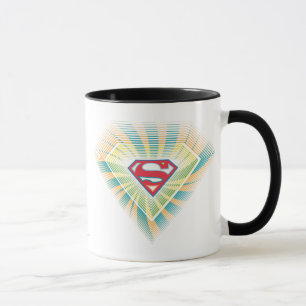 Caneca Logotipo Groovy de Supergirl