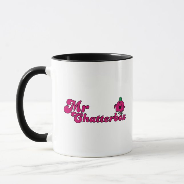 Caneca Logotipo Magenta Sr. Chatterbox (Esquerda)