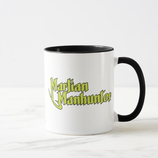 Caneca Logotipo Martian Manhunter (Direita)