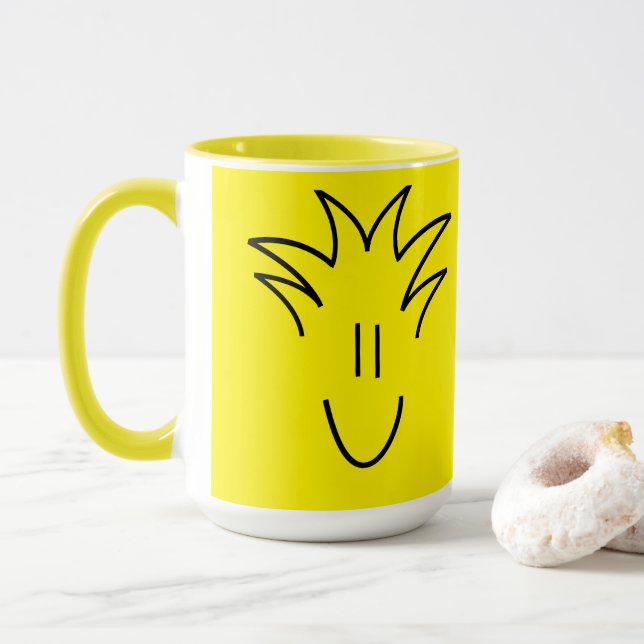 Caneca Logotipo sorridente 15oz. Combo (Com Donut)