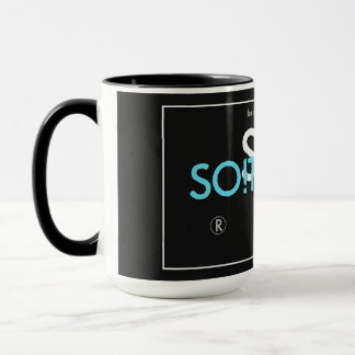 Caneca Logotipos e slogans da SO!Trouble em cor combinada