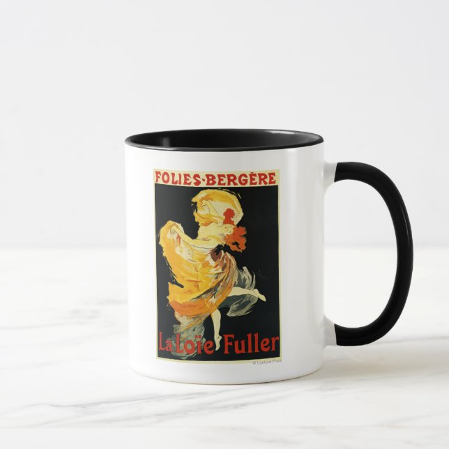 Caneca Loie Fuller no Teatro Folies-Bergere (Direita)