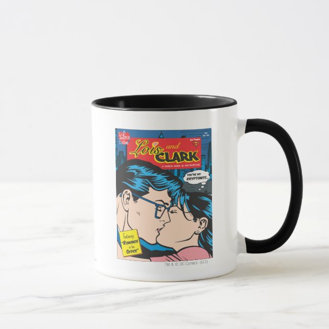 Caneca Lois e Clark Comic (Direita)