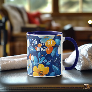 Caneca Loja Floral de Negócios com Blooms Vibrantes - Per