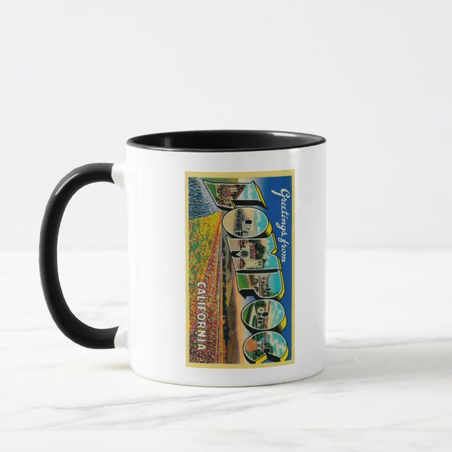 Caneca Lompoc, Califórnia - Cenas com Letras Grandes (Esquerda)