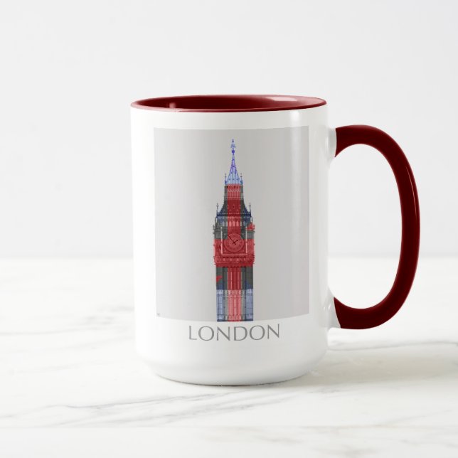Caneca London Big Ben Union Jack (Direita)