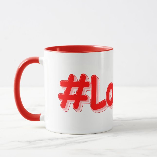 Caneca "#London" Design bonito. Comprar Agora (Esquerda)