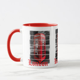 Caneca London Phone Box Vintage Souvenir