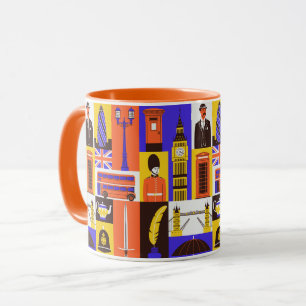 Caneca London Themed Mug