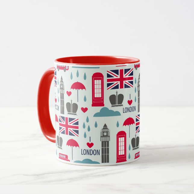 Caneca London Themed Mug (Frente Esquerda)