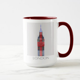 Caneca Londres Big Ben Union Jack