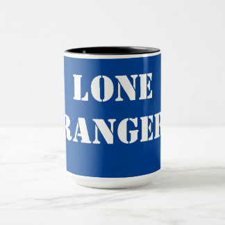 Caneca Lone Ranger Preta 15 oz Ringer Mug