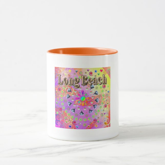 Caneca Long Beach Lucky Ouro Mug (Centro)