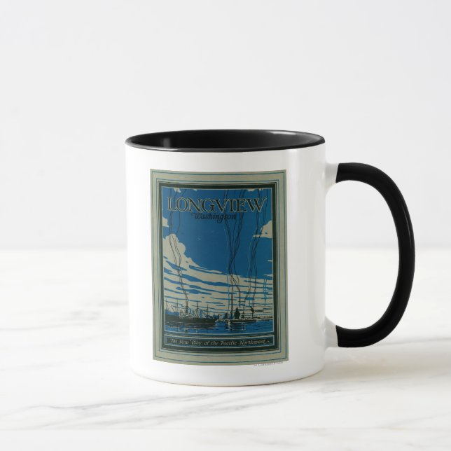 Caneca Longview, Poster de publicidade em Washington (Direita)