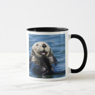 Caneca Lontra marinha da Califórnia Enhydra lutris) se ar