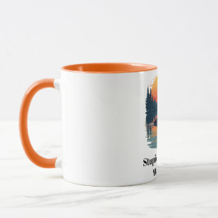 Caneca Loon Presente Canadá Engraçado Pássaro Lobo Canade