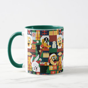 Caneca LOONEY TUNES™ Holiday Block Patterno