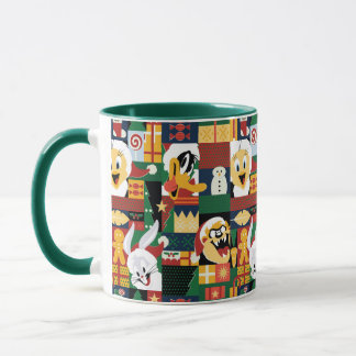 Caneca LOONEY TUNES™ Holiday Block Patterno