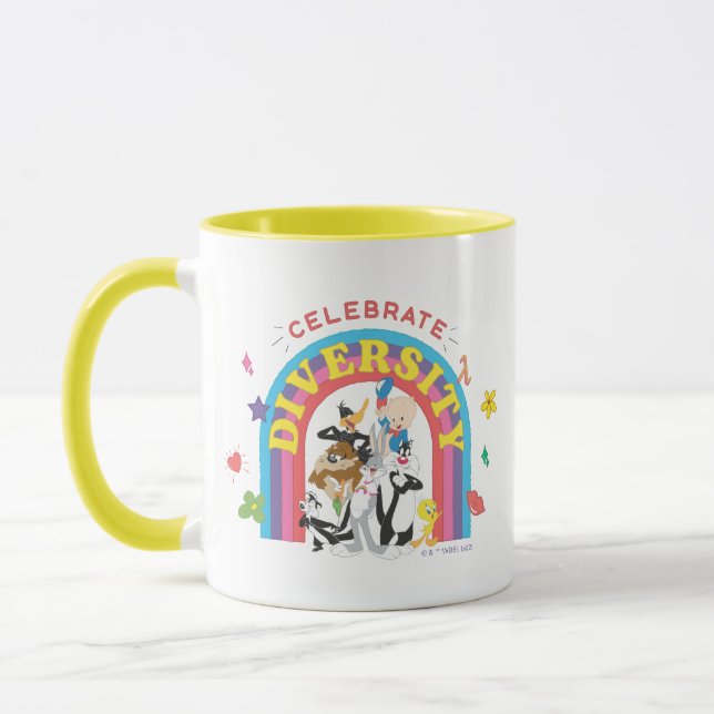Caneca LOONEY TUNES™ - Orgulho Arco-íris da Diversidade (Esquerda)