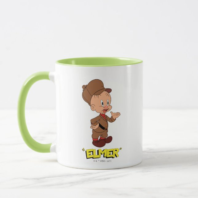 Caneca LOONEY TUNES™ Risadas Retrô | ELMER FUDD™ (Esquerda)