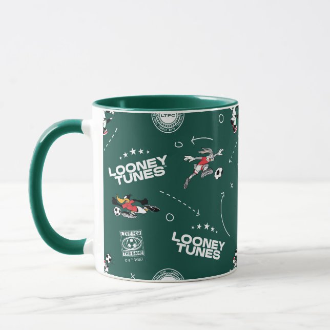 Caneca LOONEY TUNES™ Soccer Playbook Pattern (Esquerda)