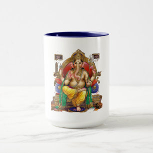 Caneca Lord Ganesh, Deus Hindu da Riqueza e da Prosperida