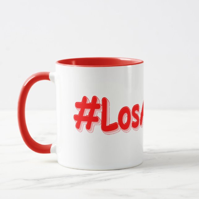Caneca "#Los Angeles" Design. Comprar Agora (Esquerda)