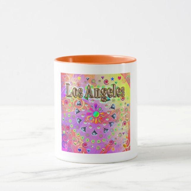 Caneca Los Angeles Lucky Ouro Mug (Centro)