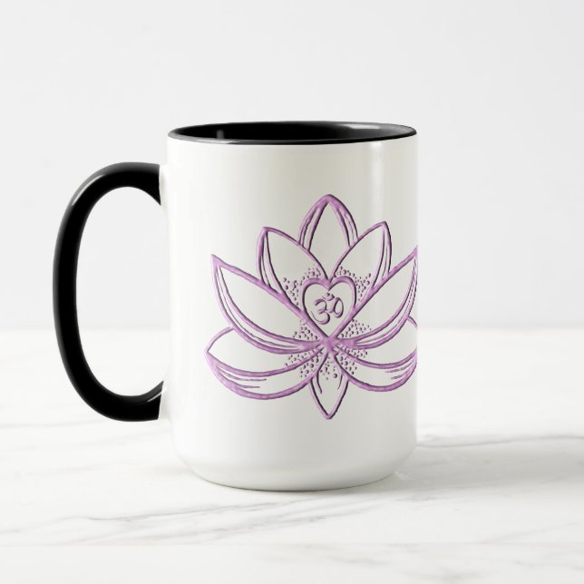 Caneca Lótus Rosa  (Esquerda)