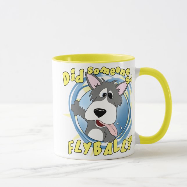 Caneca louca do cão de Flyball (Direita)