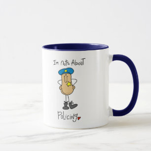 Caneca Louco por Policiamento