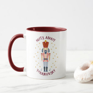 Caneca Loucos Sobre Tchaikovsky Nutcracker Holiday Music