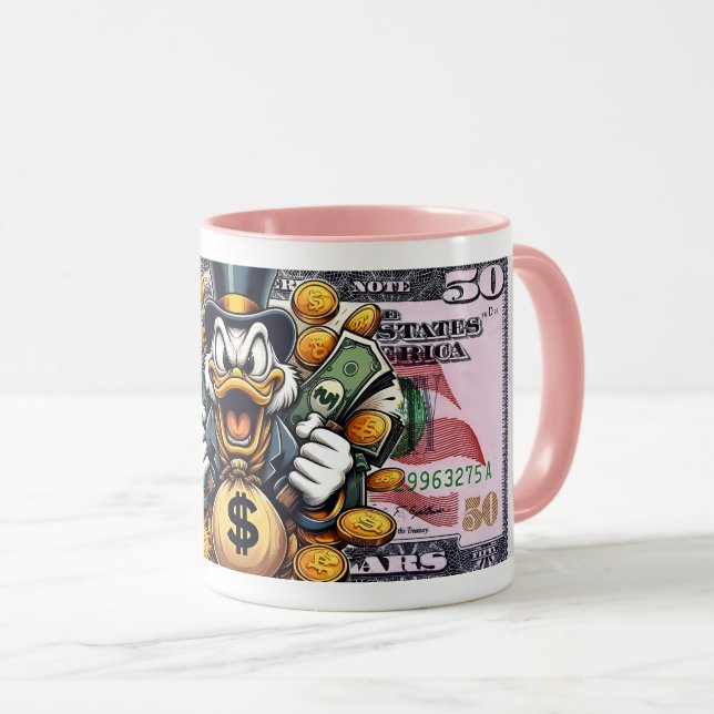 Caneca Loucura por Dinheiro (Frente Esquerda)