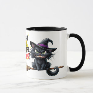 Caneca Loucuras Mágicas do Gato Maluco!