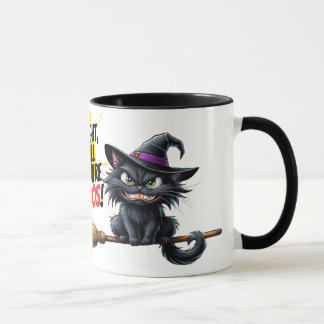 Caneca Loucuras Mágicas do Gato Maluco!